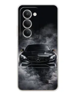 Чехол для Xiaomi Redmi 15 с картинкой «Mercedes в дыму»