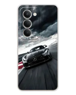 Чехол для Xiaomi Redmi 15 с картинкой «Гоночный Mercedes AMG»