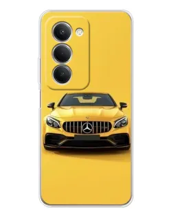 Чехол для Xiaomi Redmi 15 с картинкой «Желтый Mercedes GT»