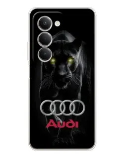 Чехол для Xiaomi Redmi 15 с картинкой «Пантера и Audi»