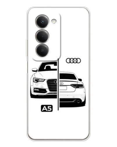 Чехол для Xiaomi Redmi 15 с картинкой «Audi — контрастный дизайн» Чехол для Xiaomi Redmi 15 с картинкой «Audi — контрастный дизайн»