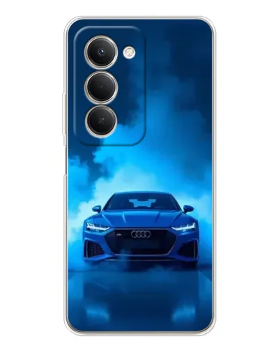 Чехол для Xiaomi Redmi 15 с картинкой «Audi — голубая энергия» Чехол для Xiaomi Redmi 15 с картинкой «Audi — голубая энергия»