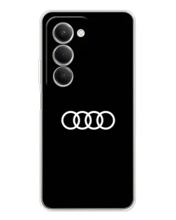 Чехол для Xiaomi Redmi 15 с картинкой «Audi White Logo»