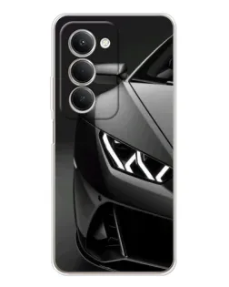 Чехол для Xiaomi Redmi 15 с картинкой «Lamborghini фары детализация»