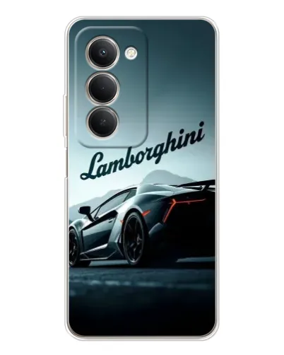 Чехол для Xiaomi Redmi 15 с картинкой «Классическая надпись Lamborghini»