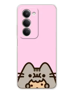 Чехол для Xiaomi Redmi 15 с картинкой «Pusheen и печенье» Чехол для Xiaomi Redmi 15 с картинкой «Pusheen и печенье»