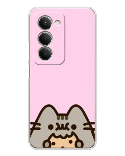 Чехол для Xiaomi Redmi 15 с картинкой «Pusheen и печенье»
