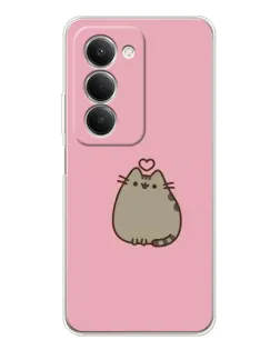 Чехол для Xiaomi Redmi 15 с картинкой «Pusheen сердце»
