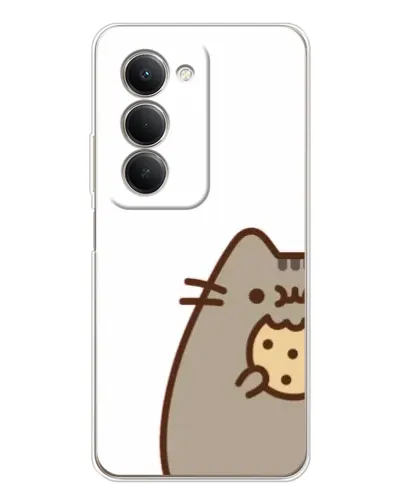 Чехол для Xiaomi Redmi 15 с картинкой «Пушин с печеньем»
