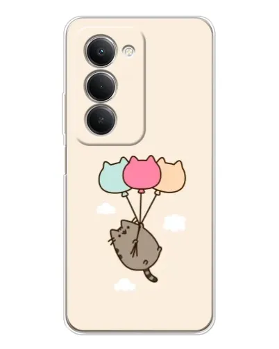 Чехол для Xiaomi Redmi 15 с картинкой «Пушин на шариках»