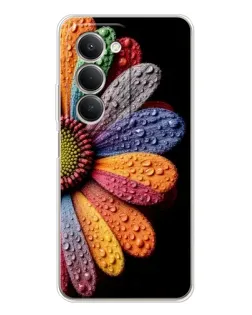 Чехол для Xiaomi Redmi 15 с картинкой «Радужный цветок»
