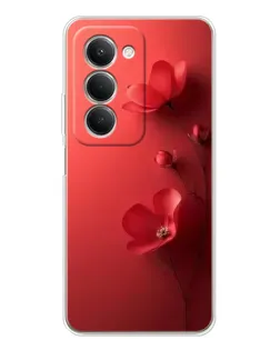 Чехол для Xiaomi Redmi 15 с картинкой «Маковые соцветия»