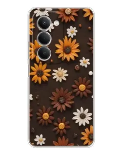 Чехол для Xiaomi Redmi 15 с картинкой «Узор из маленьких подсолнухов»