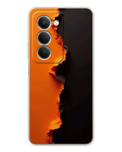 Чехол для Xiaomi Redmi 15 с картинкой «Оранжевый разлом» Чехол для Xiaomi Redmi 15 с картинкой «Оранжевый разлом»