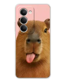 Чехол для Xiaomi Redmi 15 с картинкой «Капибара с языком» Чехол для Xiaomi Redmi 15 с картинкой «Капибара с языком»