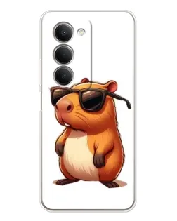 Чехол для Xiaomi Redmi 15 с картинкой «Капибара в очках» Чехол для Xiaomi Redmi 15 с картинкой «Капибара в очках»