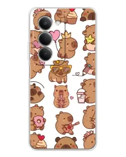 Чехол для Xiaomi Redmi 15 с картинкой «Стикерпак с капибарами» Чехол для Xiaomi Redmi 15 с картинкой «Стикерпак с капибарами»