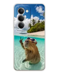 Чехол для Xiaomi Redmi 15 с картинкой «Капибара на море» Чехол для Xiaomi Redmi 15 с картинкой «Капибара на море»