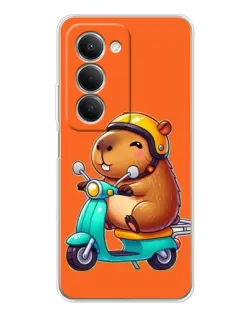 Чехол для Xiaomi Redmi 15 с картинкой «Капибара на скутере» Чехол для Xiaomi Redmi 15 с картинкой «Капибара на скутере»