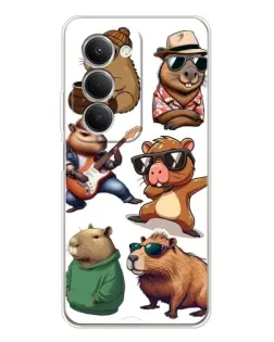 Чехол для Xiaomi Redmi 15 с картинкой «Крутые капибары музыканты» Чехол для Xiaomi Redmi 15 с картинкой «Крутые капибары музыканты»