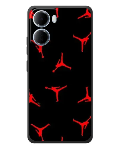 Чехол для Xiaomi Redmi 15a с картинкой «Jordan Red Pattern» Чехол для Xiaomi Redmi 15a с картинкой «Jordan Red Pattern»
