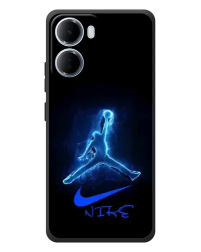 Чехол для Xiaomi Redmi 15a с картинкой «Jordan Neon Blue» Чехол для Xiaomi Redmi 15a с картинкой «Jordan Neon Blue»