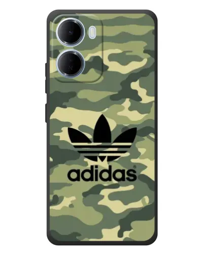 Чехол для Xiaomi Redmi 15a с картинкой «Милитари стиль Adidas»