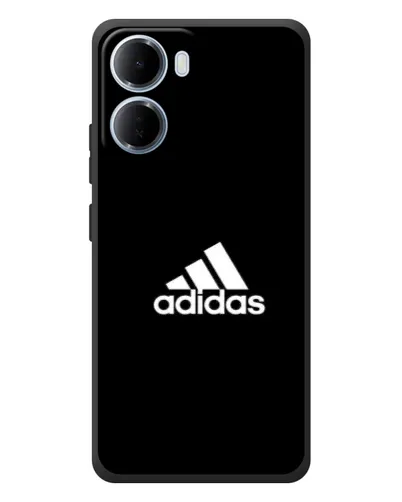 Чехол для Xiaomi Redmi 15a с картинкой «Черная классика Adidas»