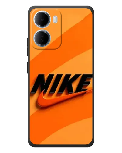 Чехол для Xiaomi Redmi 15a с картинкой «Оранжевый драйв Nike»
