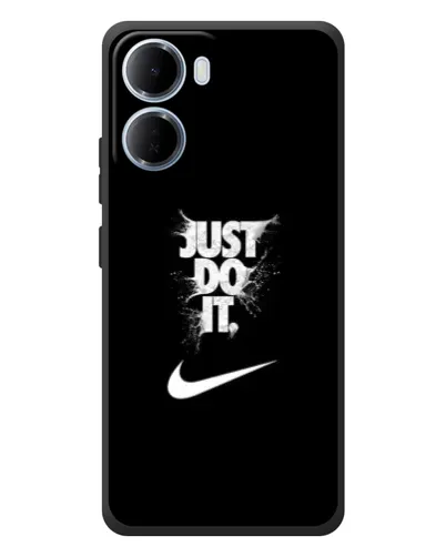 Чехол для Xiaomi Redmi 15a с картинкой «Текстовый принт Nike»