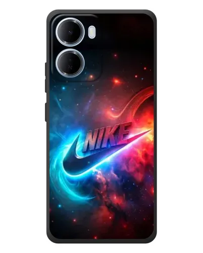Чехол для Xiaomi Redmi 15a с картинкой «Огненный логотип Nike»