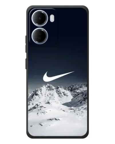 Чехол для Xiaomi Redmi 15a с картинкой «Nike — зимние горы»