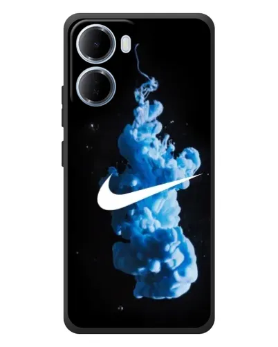 Чехол для Xiaomi Redmi 15a с картинкой «Nike и синий дым»