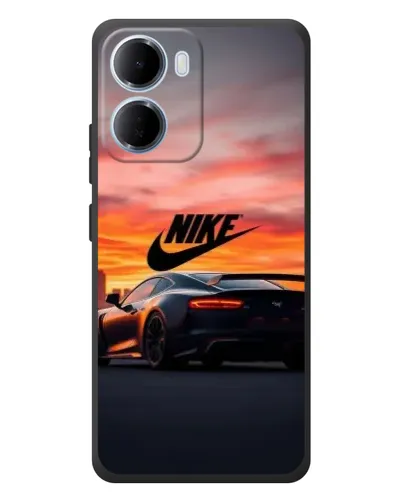 Чехол для Xiaomi Redmi 15a с картинкой «Nike и суперкар»