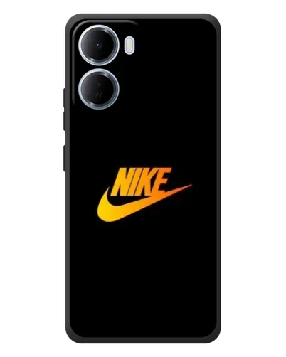 Чехол для Xiaomi Redmi 15a с картинкой «Золотой логотип Nike»