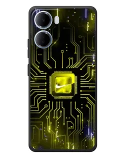Чохол для Xiaomi Redmi 15a з картинкою «Nike — золота іскра» Чохол для Xiaomi Redmi 15a з картинкою «Nike — золота іскра»