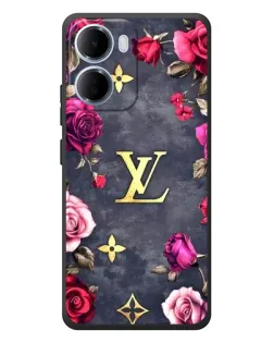 Чехол для Xiaomi Redmi 15a с картинкой «Цветочный Louis Vuitton»
