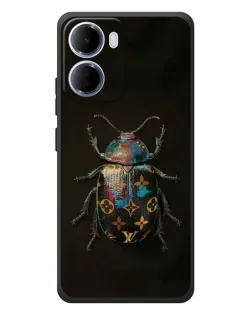 Чехол для Xiaomi Redmi 15a с картинкой «LV — мраморный принт»