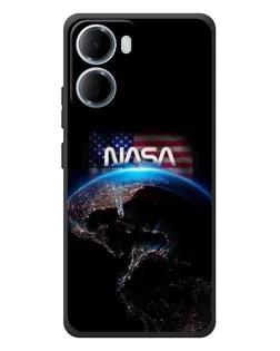 Чехол для Xiaomi Redmi 15a с картинкой «Земля из космоса NASA»