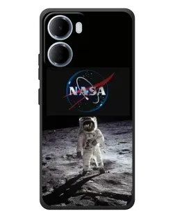 Чехол для Xiaomi Redmi 15a с картинкой «Астронавт на Луне»