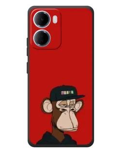 Чехол для Xiaomi Redmi 15a с картинкой «Bored Ape — красный фон» Чехол для Xiaomi Redmi 15a с картинкой «Bored Ape — красный фон»