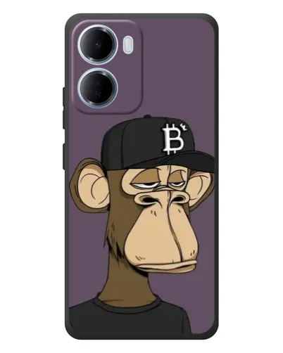 Чехол для Xiaomi Redmi 15a с картинкой «Bored Ape в кепке»