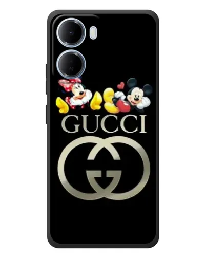 Чехол для Xiaomi Redmi 15a с картинкой «Gucci — герои Disney» Чехол для Xiaomi Redmi 15a с картинкой «Gucci — герои Disney»