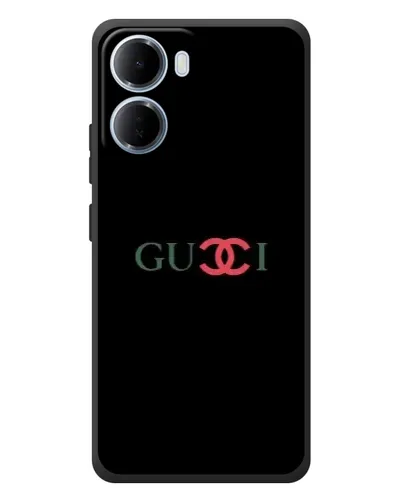 Чехол для Xiaomi Redmi 15a с картинкой «Gucci — красный градиент» Чехол для Xiaomi Redmi 15a с картинкой «Gucci — красный градиент»