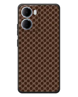Чохол для Xiaomi Redmi 15a з картинкою «Gucci — шоколадна сітка»