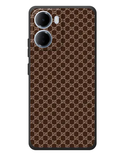 Чехол для Xiaomi Redmi 15a с картинкой «Gucci — шоколадная сетка» Чехол для Xiaomi Redmi 15a с картинкой «Gucci — шоколадная сетка»