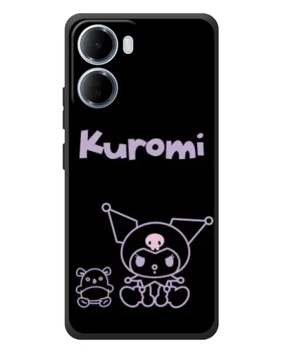 Чехол для Xiaomi Redmi 15a с картинкой «Kuromi — черный минимализм» Чехол для Xiaomi Redmi 15a с картинкой «Kuromi — черный минимализм»