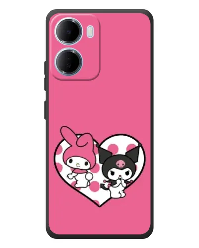 Чехол для Xiaomi Redmi 15a с картинкой «Kuromi и My Melody» Чехол для Xiaomi Redmi 15a с картинкой «Kuromi и My Melody»