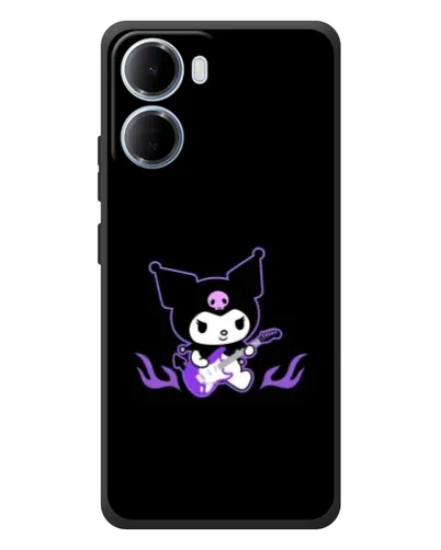 Чехол для Xiaomi Redmi 15a с картинкой «Электрическая Kuromi» Чехол для Xiaomi Redmi 15a с картинкой «Электрическая Kuromi»