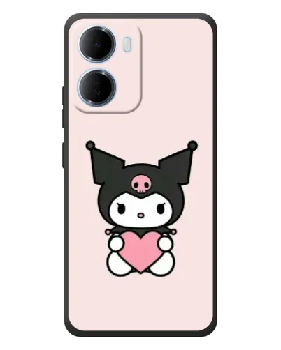 Чехол для Xiaomi Redmi 15a с картинкой «Kuromi и сердце» Чехол для Xiaomi Redmi 15a с картинкой «Kuromi и сердце»